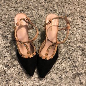 Shein Gold Studded Heels